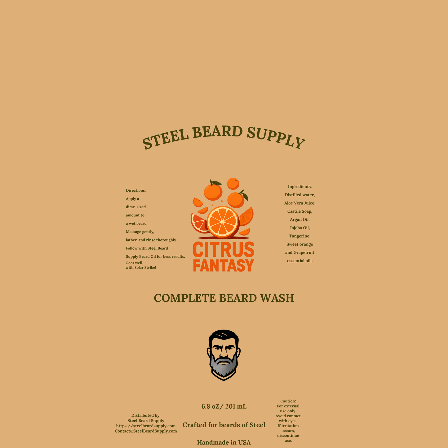 CITRUS FANTASY BEARD WASH