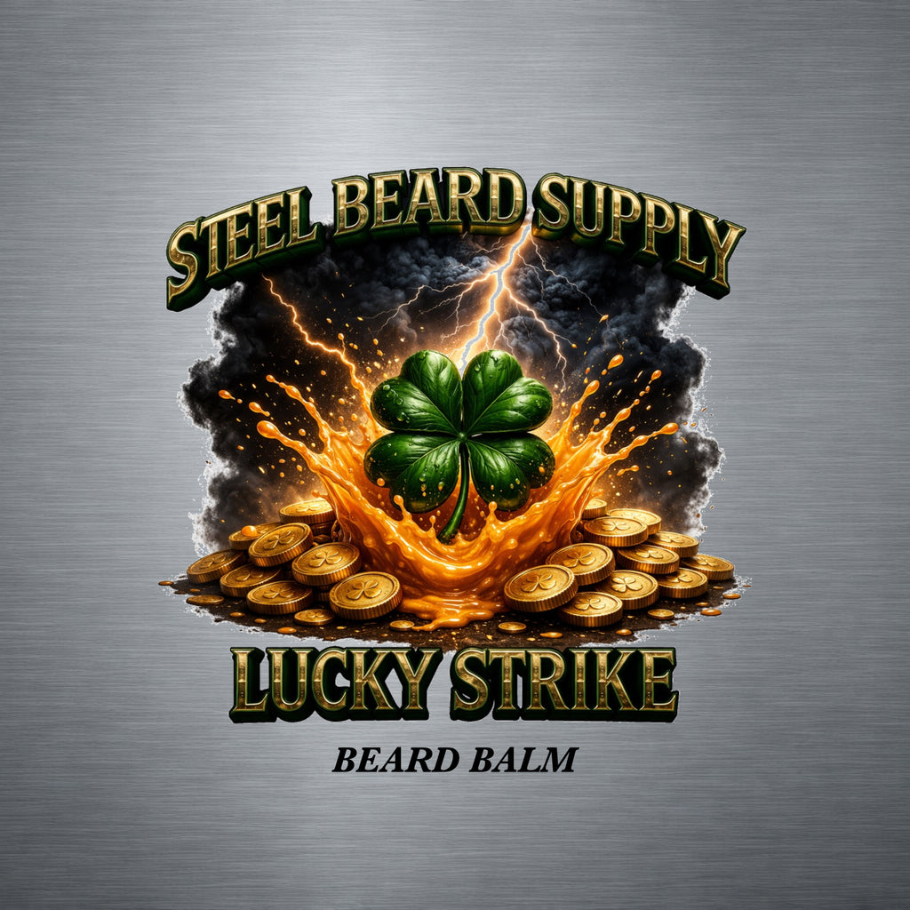 Lucky Strike- Beard Balm-  Lime, Four Leaf Thistle, and Creamsicles