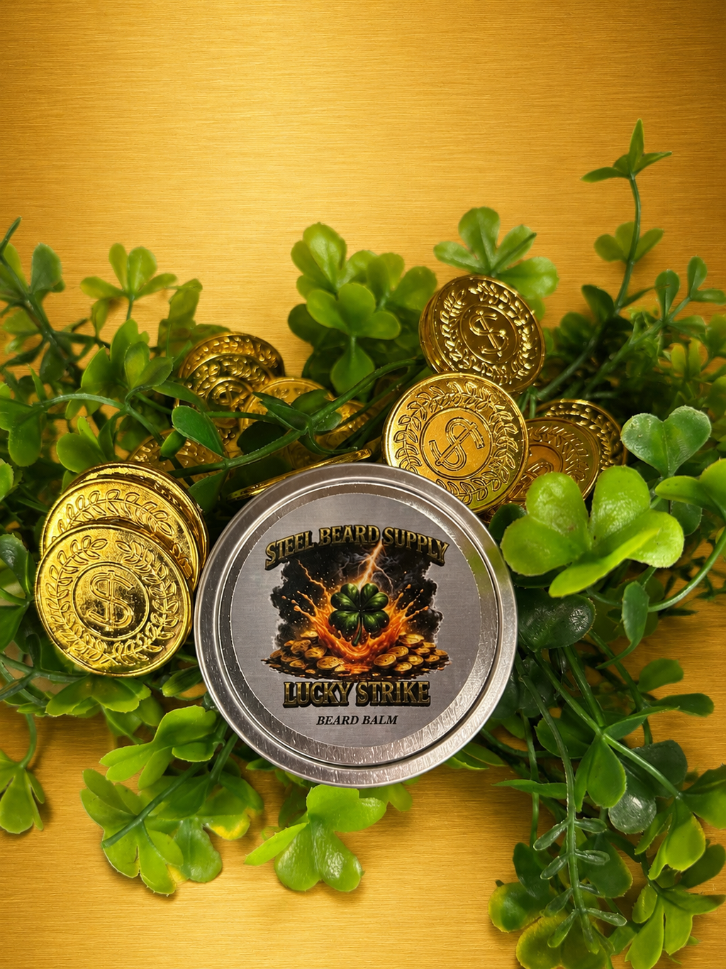 Lucky Strike- Beard Balm-  Lime, Four Leaf Thistle, and Creamsicles