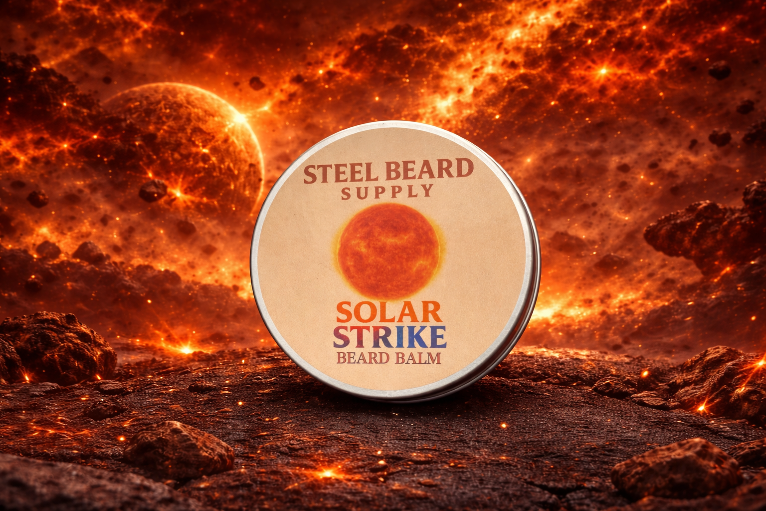Solar Strike- Beard balm- Orange Creamsicle and Tangy Tangerine