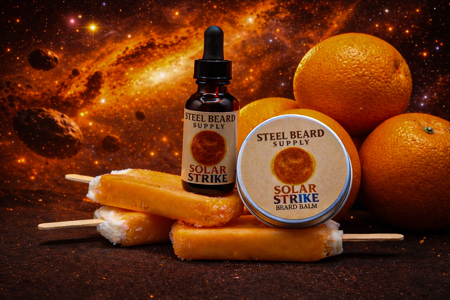 Solar Strike- Oil and Balm- Orange Creamsicle and Tangy Tangerine