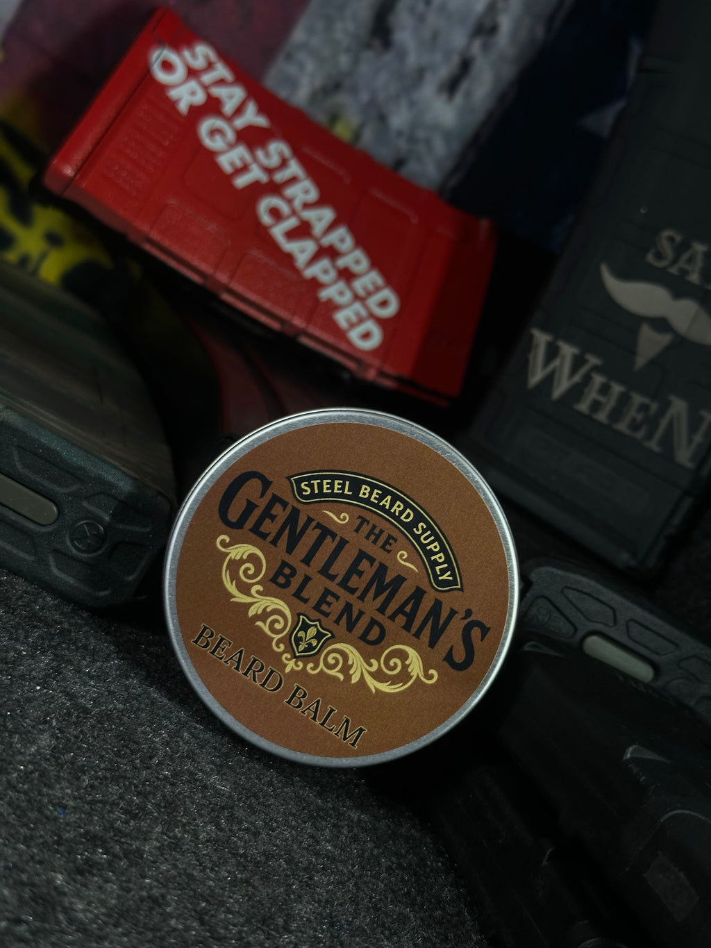 The Gentleman’s Blend- Beard Balm- Sweet Tobacco, Splintered Wood, and Gunpowder