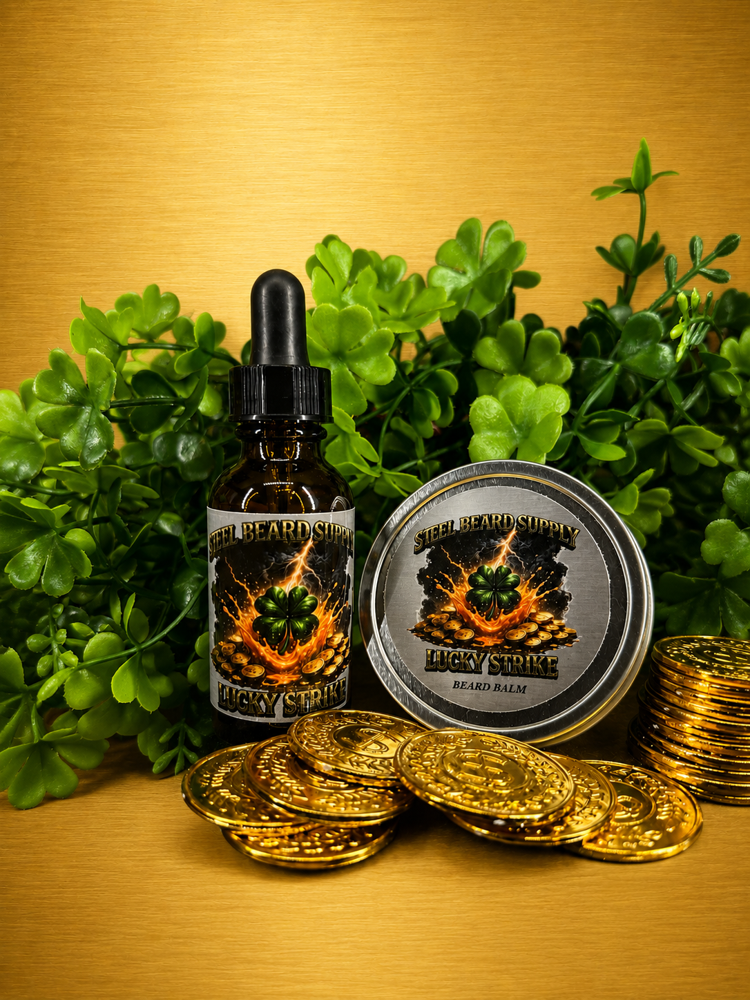 Lucky Strike- Oil and Balm- Lime, Four Leaf Thistle, and Creamsicles