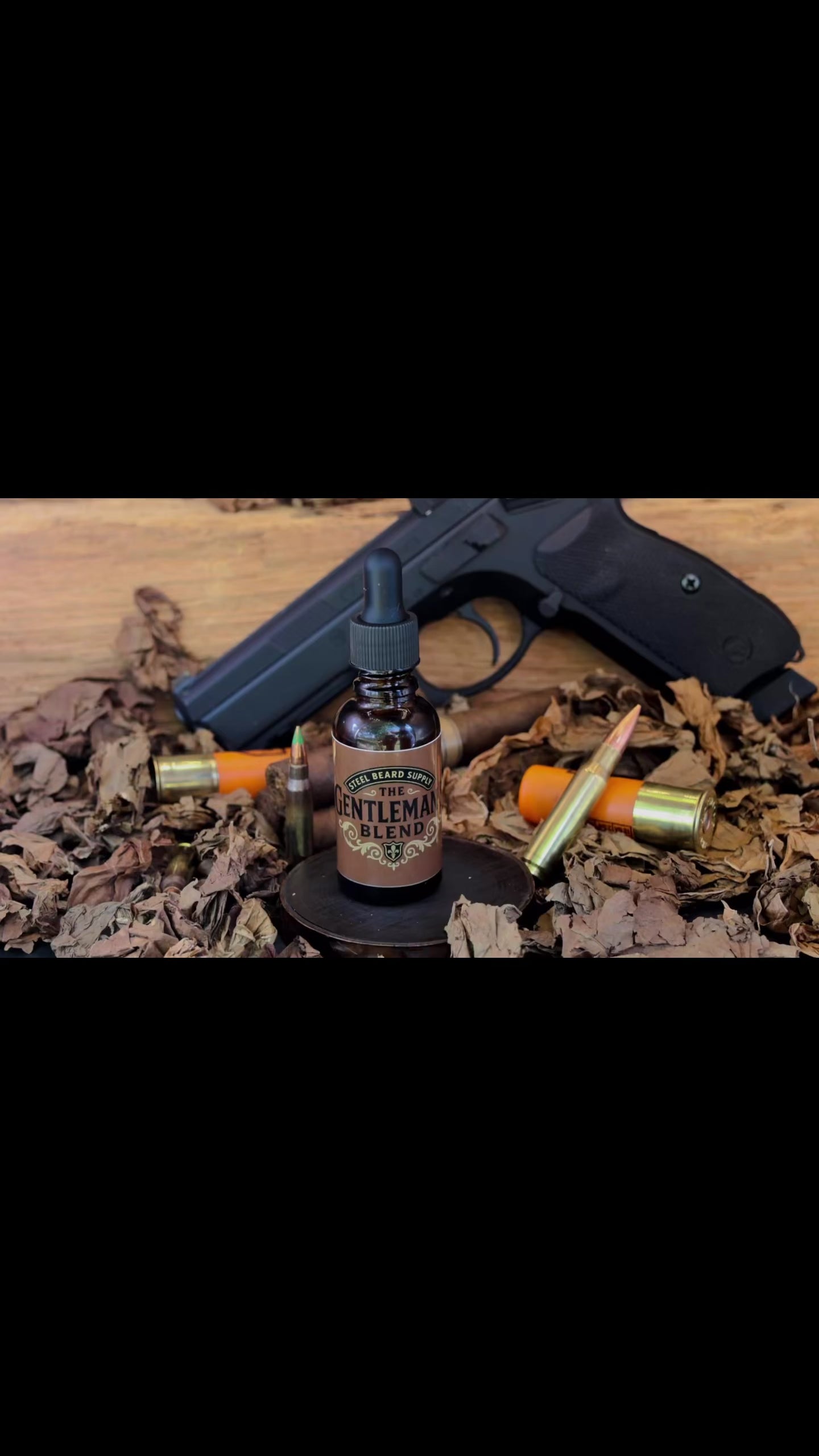 The Gentleman’s Blend- Beard Oil- Sweet Tobacco, Splintered Wood, and Gunpowder